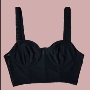Bustier Crop Sheer Cami